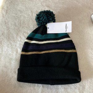 Goodfellow Beanie Black, White & Green ~ NEW